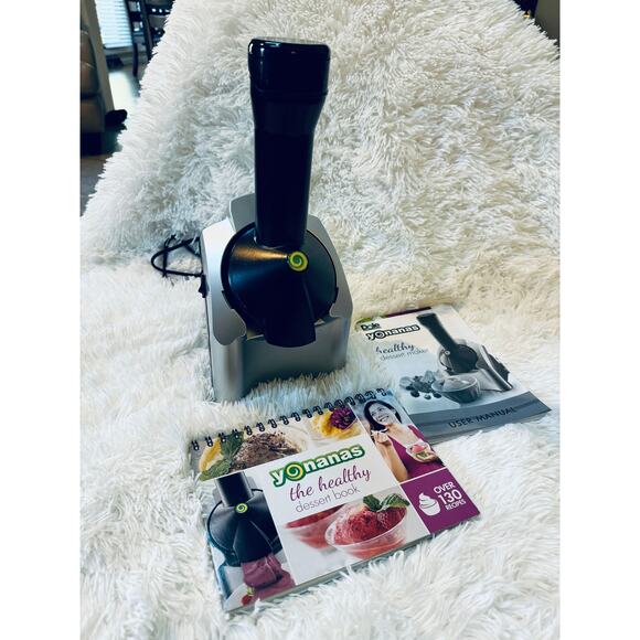 Yonanas Classic Vegan Non-Dairy Frozen Fruit Soft-Serve Dessert Maker - Picture 1 of 4